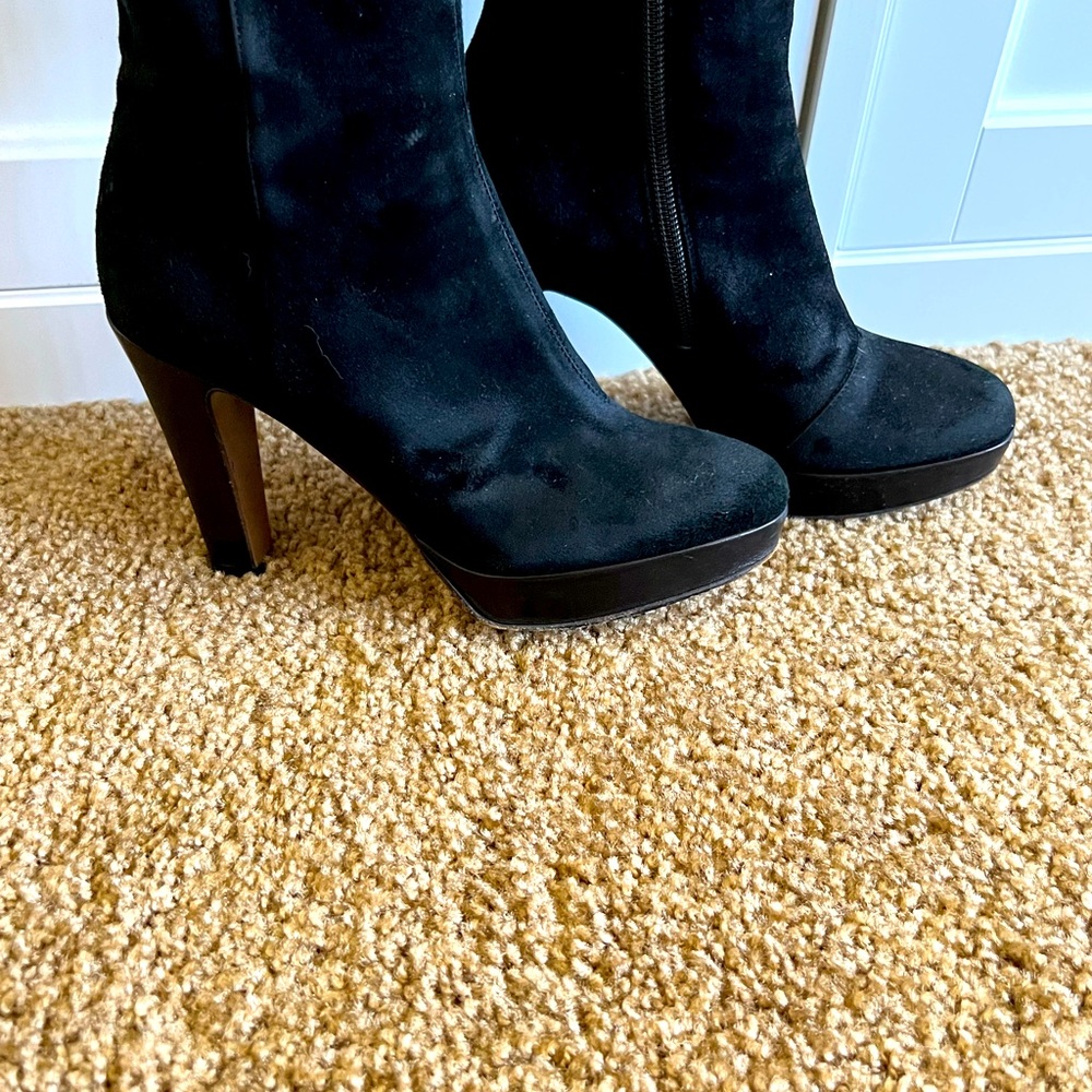 Hobbs London, black high heel ankle boots
